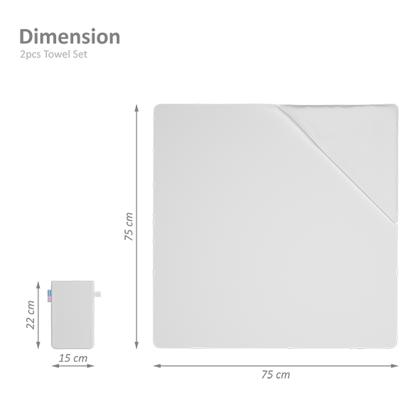 ست حوله دو تکه Dreamer Daisy